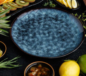 The Indigo Serving Plate Product Image